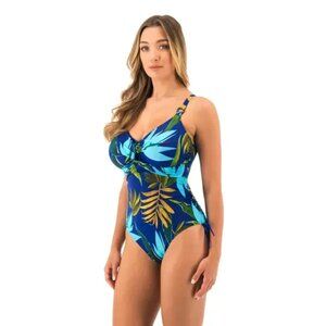 Fantasie Women's Size 32DD Pichola Underwire Twist Front One Piece Swimsuit NWT
